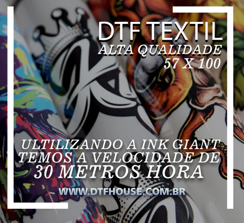 Impressão DTF 10 Metros