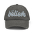 Gorra gris desgastada - Just Believe en internet