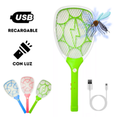 Raqueta Mata Mosquitos 2 en 1 - comprar online