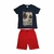 Conjunto Infantil Menino Verão Calor Camiseta Bermuda Moletinho Tam 4,6,8 Malwee