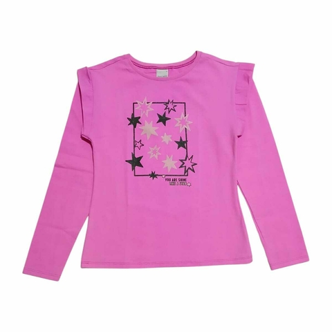 Blusa Malwee Infantil Menina Juvenil Manga Longa Meia Malha - comprar online
