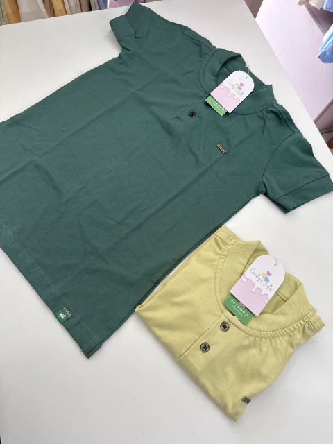 CAMISA GOLA PADRE COM BOTAO