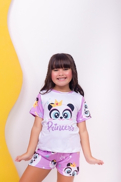 Pijama Panda Princesa na internet