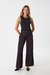 Wide Leg Albi Mid Rise Bordeaux - comprar online