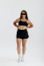 Conjunto Dri Preto- Short duplo - Diva Universo Feminino