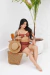 Saia Amanda - Marrom - Diva Universo Feminino