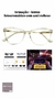 Armação Feminina Óculos Acetato Transparente - comprar online