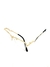 Armação Feminina Óculos Metal Dourado - comprar online
