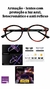 Armação Óculos Acetato Redonda - comprar online
