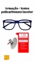 Armação Masculina Óculos Acetato Quadrado Azul na internet