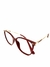 Armação Feminina Óculos Acetato Vermelho - comprar online