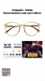 Armação Feminina Óculos Acetato Redonda - comprar online