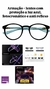 Armação Masculina Óculos Acetato Redonda - comprar online
