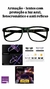Armação Masculina Óculos Acetato Quadrado - comprar online