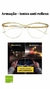 Armação Feminina Óculos Oval Acetato Transparente - Ótica Carrion