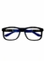 Armação Masculina Óculos Acetato Quadrado Azul