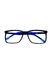 Armação Masculina Óculos Acetato Quadrado Azul