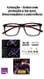 Armação Masculina Óculos Acetato Quadrado - comprar online