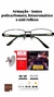 Imagem do Armação Masculina Óculos Metal Nylon Preto