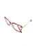 Armação Feminina Óculos Quadrado Acetato 3D De Grau - comprar online