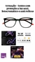 Armação Masculina Óculos Acetato Quadrado - comprar online