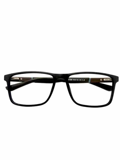 Armação Masculina Óculos Acetato Marrom - comprar online