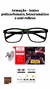 Imagem do Armação Masculina Óculos Acetato Quadrado