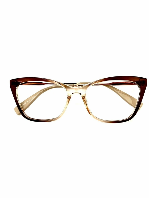 Armação Feminina Óculos Acetato Marrom