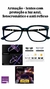 Armação Masculina Óculos Acetato Quadrado - comprar online