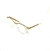 Armação Feminina Óculos Oval Acetato Transparente - comprar online