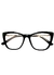 Armação Feminina Óculos Acetato Gatinho - comprar online