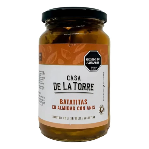 Batatitas en Almíbar con anís- Casa de la Torre Mendoza 400gr - comprar online