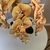 Arranjo de Orquídea Laranja Outono Com Vaso de Vidro Prata Equibana - comprar online