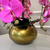 Arranjo de Orquídea Fucsia Com Vaso de Vidro Dourado Equibana na internet