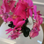 Arranjo de Orquídea Fucsia Com Vaso de Vidro Prata Equibana - comprar online