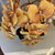 Arranjo de Orquídea Laranja Outono Com Vaso de Vidro Branco Equibana - comprar online