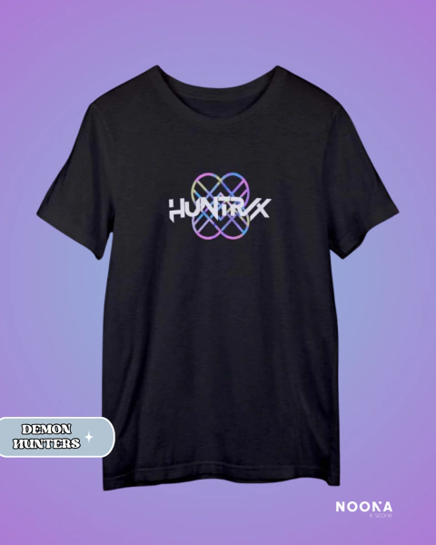 Camiseta Huntrix Logo Kpop Demon Hunters - Pronta Entrega - comprar online