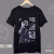 Camiseta Taehyung Preta e Branca - Sob Encomenda