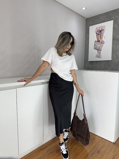 Saia cetim. - comprar online