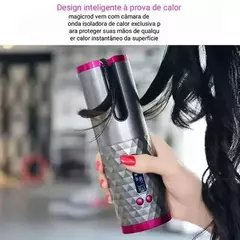 Modelador de Cachos Finalizador Cabelo Automático Sem fio portátil USB profissional - comprar online