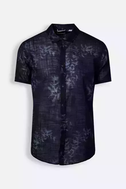 CAMISA MANGA CURTA ESTANOADA ALGAS - comprar online