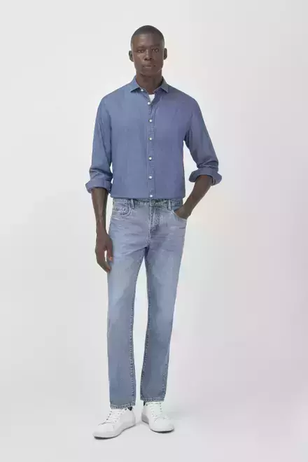 CAMISA JEANS ML 0088249 - comprar online