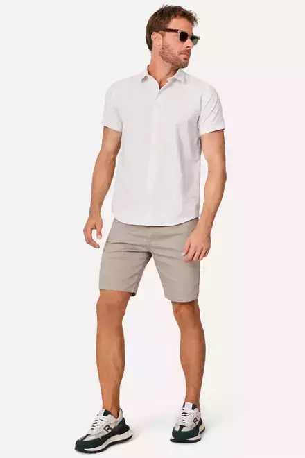 CAMISA MANGA CURTA OXFORD COLOR 0087350
