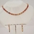 Conjunto Baguete Colorido Chocker e Brinco