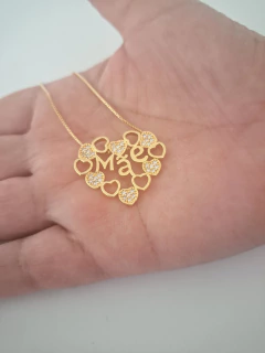 Colar Mãe Corações - comprar online