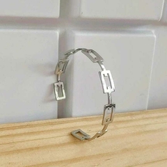 Bracelete Geométrico em Aço Inox na internet