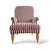 Poltrona Celine listra vermelha - comprar online