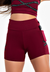 Short Fitness Cintura Alta Marsala com Elástico Racy REF: CLGA4 - comprar online