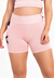 Short Fitness Cintura Alta Rose com Elástico REF: CLGA4 - Rosa Chique