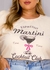 TSHIRT MANGA CURTA EXPRESSO MARTINI EM ALGODÃO BEGE